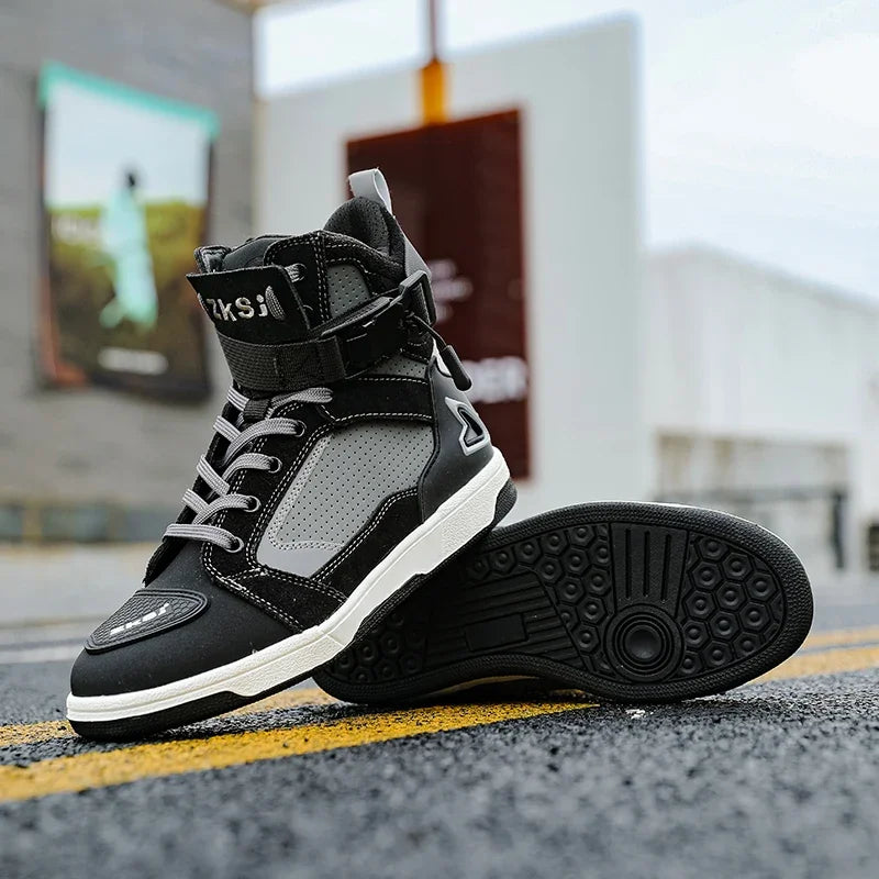 Motorcycle Riding Shoes Motocross Racing Boot Motorcycle Rally Training Shoes Anti Collision Protective Shoes Rider Equipment