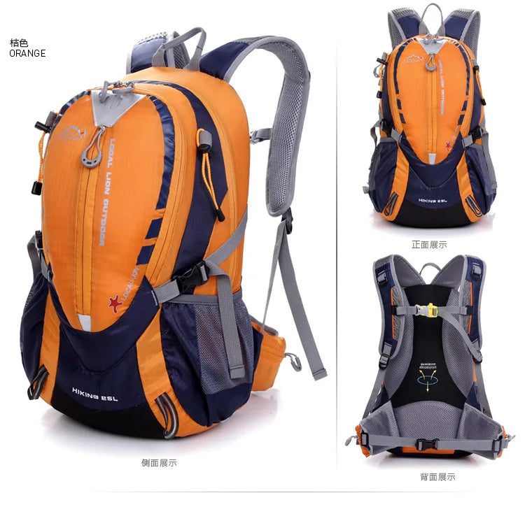 Rainproof Backpack,Outdoor Hiking And Mountain Climbing, Large Capacity, 25l, B228