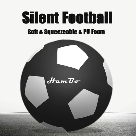 Silent Football Size 3#/5#/7# Indoor Silent Foam Soccer Ball Mute Bouncing Ball Silent Basketball Ball Silent Ball Gift for Boys