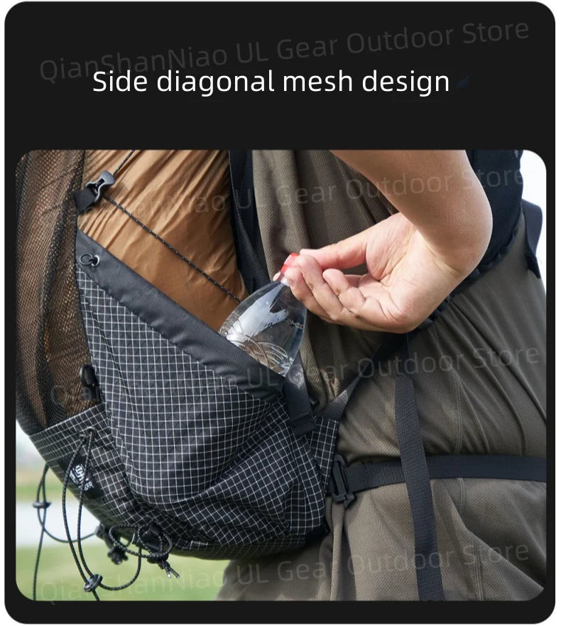 Asta Gear Jianshan UHMWPE Backpack Outdoor Ultralight Backpack Camping Hiking Mountaineering DCF Traveling Backpack