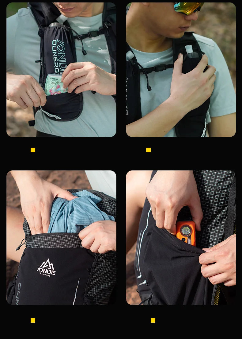 AONIJIE C9111 30L Unisex Multipurpose Hiking Backpack Daypack Travel Bag For Outdoor Trekking Climbing Mountaineering Camping