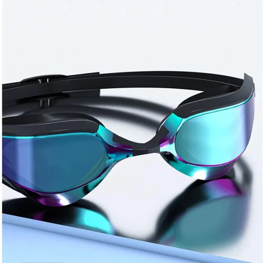 Electroplated Swimming Goggles For Women Men Waterproof Anti Fog Anti UV Diving Glasses Swimming Training Accessories