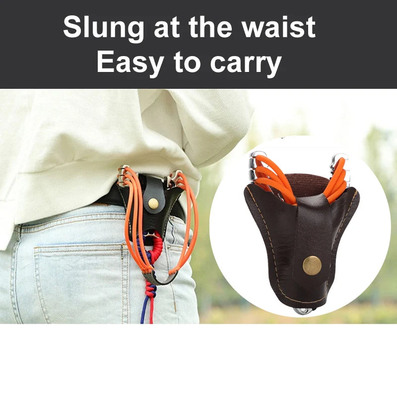 Metal Traditional Slingshot Classic Design with High Elastic Rubber Bands Sling shot Outdoor Hunting Shooting Catapult Slingssho