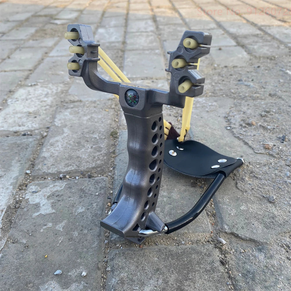 Outdoor Shooting Fishing Slingshot Hunting Arrow Darts Catapult With Rubber band Fishing reel/ Tactical game protective gloves