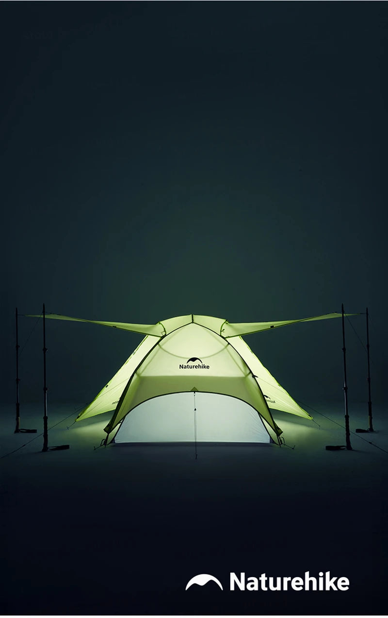 Naturehike Star River EXT Double Layer Camping Tent 10D Nylon 1 2 Person Ultralight  Outdoor Tent Waterproof Lightweight Tents