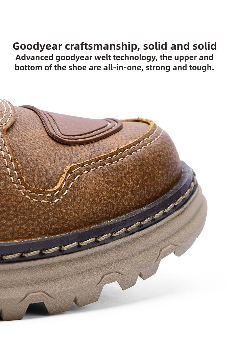 Tiger Retro Boots for Motorcycle Microfiber Wear-resistant Leisure Cycling Brown Boots Men Casual Moto Riding Botas Para Moto