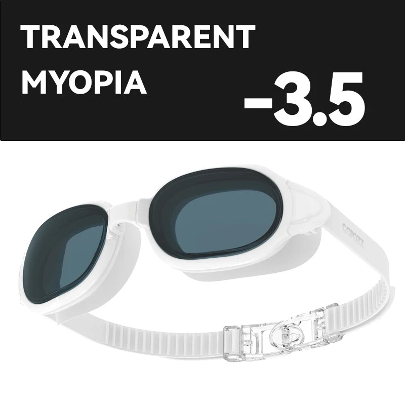 COPOZZ Swimming Goggles Myopia 0 -1.5 to -7 Men Women Anti fog UV Protecion Waterproof Swimming Glasses Diopter Swim Eyewear