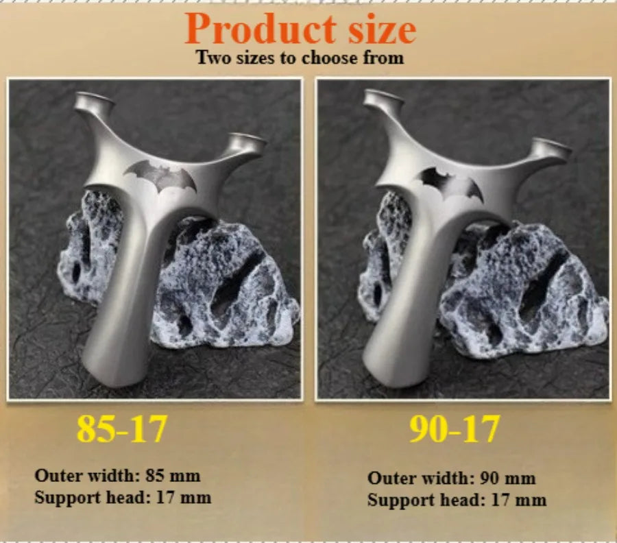 Slingshot Hunting Catapult 440C Stainless Steel Slingshots Powerful Outdoor Shooting Game Sling Shot