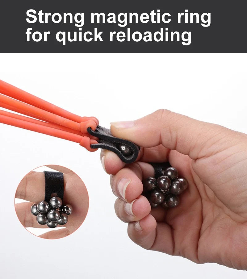 Metal Traditional Slingshot Classic Design with High Elastic Rubber Bands Sling shot Outdoor Hunting Shooting Catapult Slingssho