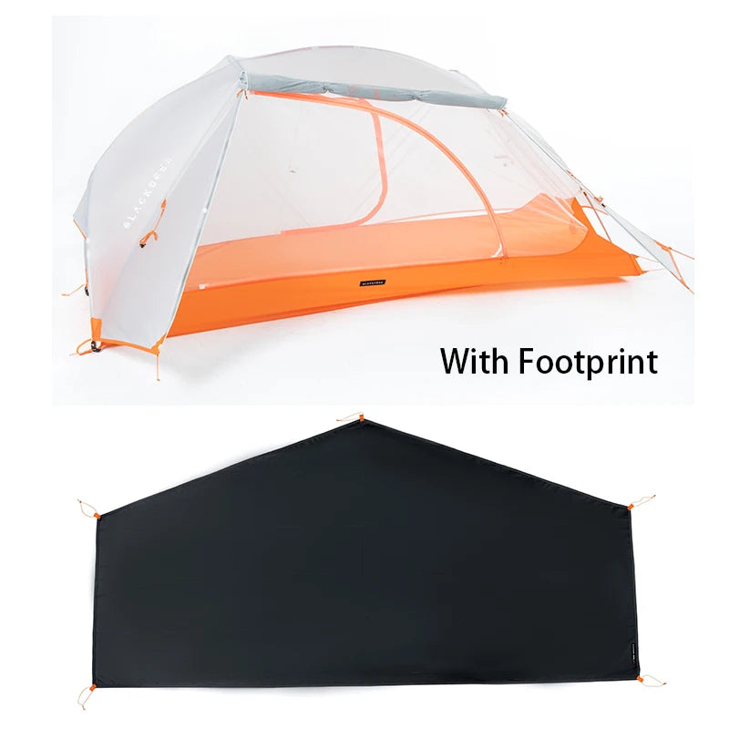 BLACKDEER Nova Camping Tent 1 Person Ultralight Tent Nylon Silicone Coated Waterproof Hiking Backpacking Outdoor DAC Pole 1.08kg
