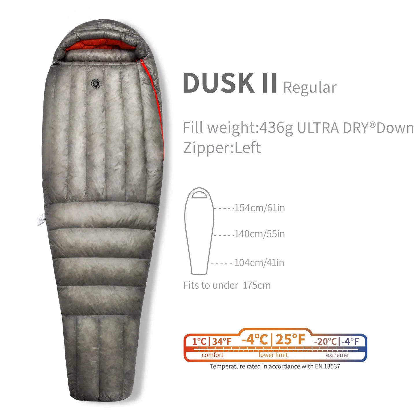 AEGISMAX Wind Hard Dusk Upgrade 7D Nylon 800FP Duck Down Sleeping Bag Outdoor Camping Hiking Bag