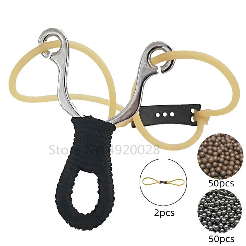 Newest Powerful Sling Shot Aluminium Alloy Slingshot  Bow Catapult Outdoor Hunting Shooting Professional Slingshot