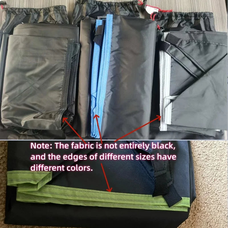 3D Camping Mat Outdoor Waterproof Picnic Mat 210D Oxford Bath Bathtub Shape Floor Mat Tent Ground Sheet Tarp Beach Mat 3 Sizes