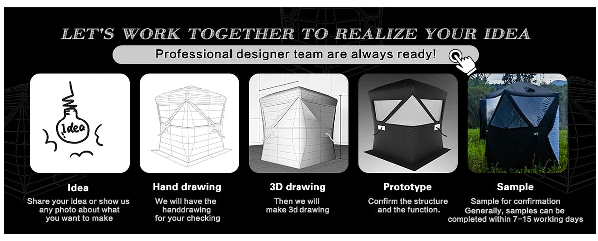 Manufacturer Waterproof Air Tent Outdoor 210g polyester-cotton Glamping Inflatable winter camping Tent 10-12 people frame tent