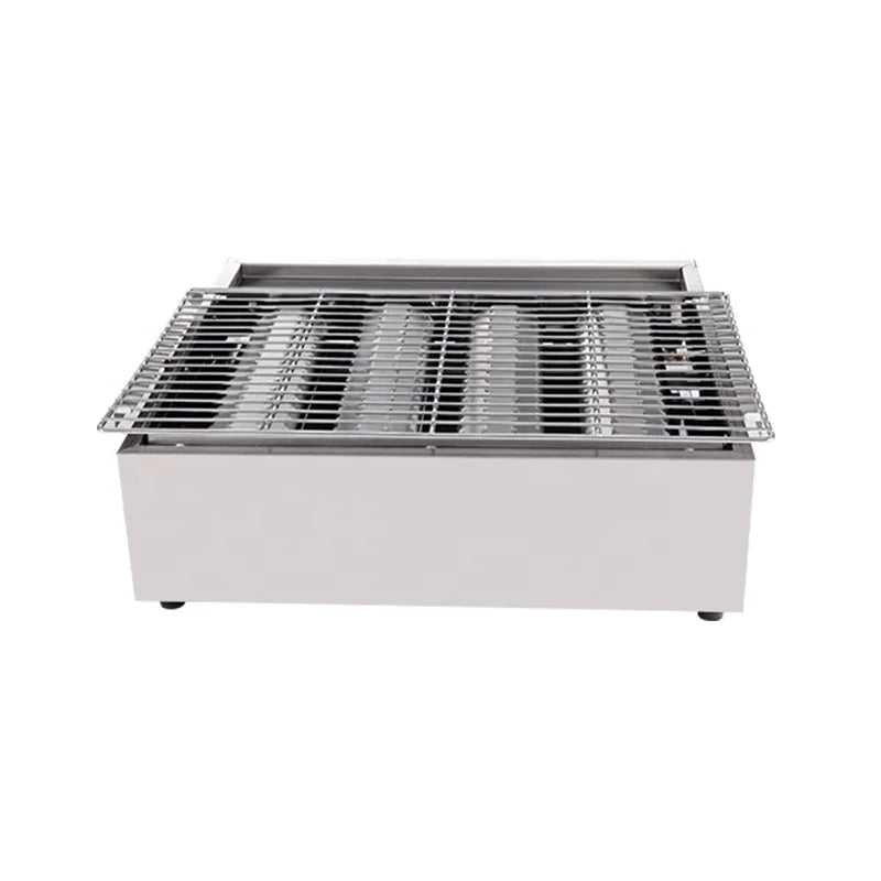 Supplier Stainless Steel Portable BBQ Gas Grill for Outdoor Camping and Restaurant Use