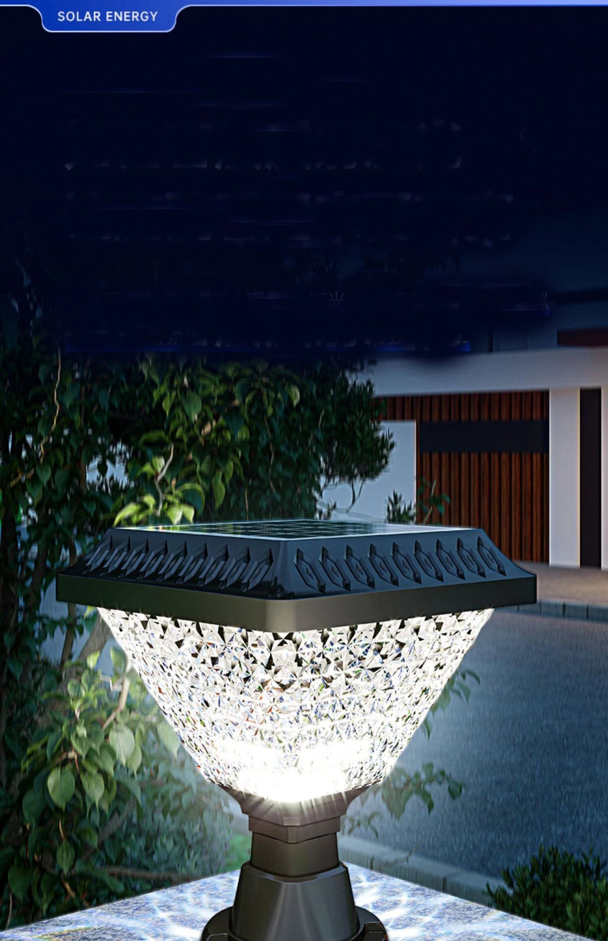 Solar Light Outdoor Fixtures Courtyard Garden Lawn Street Lights Waterproof Lamp External Landscape Patio Festival Lighting