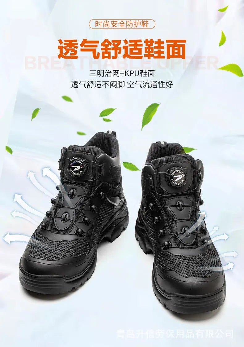 Summer Breathable Motorcycle Riding Shoes Men's Waterproof Motorcycle Riding Boots Retro Locomotive Shoes Large Size