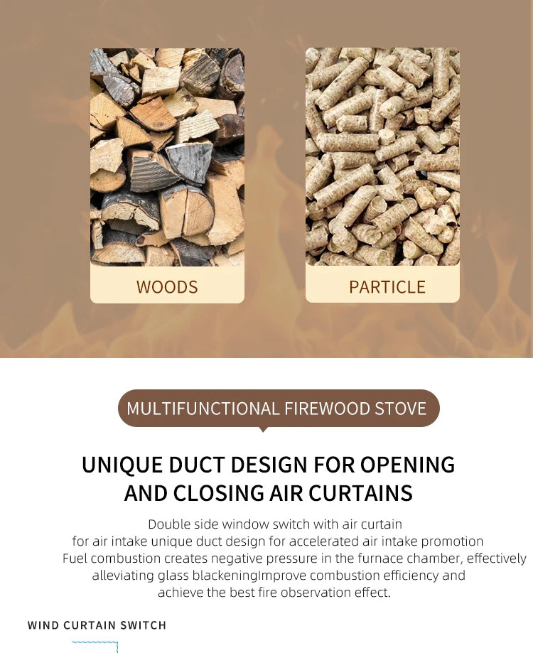 Firewood Stove Tent Heater Wood Furance Pellet Stove Brazier Grill Outdoor Camping Stove Portable Tent Heating Drawer Oven New