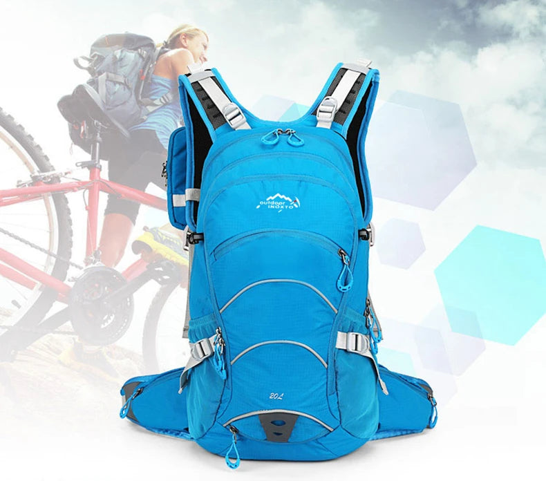 INOXTO Bicycle Bike Bags 20L Portable Waterproof Road Cycling Water Bag Outdoor Sport Climbing Pouch Hydration Backpack