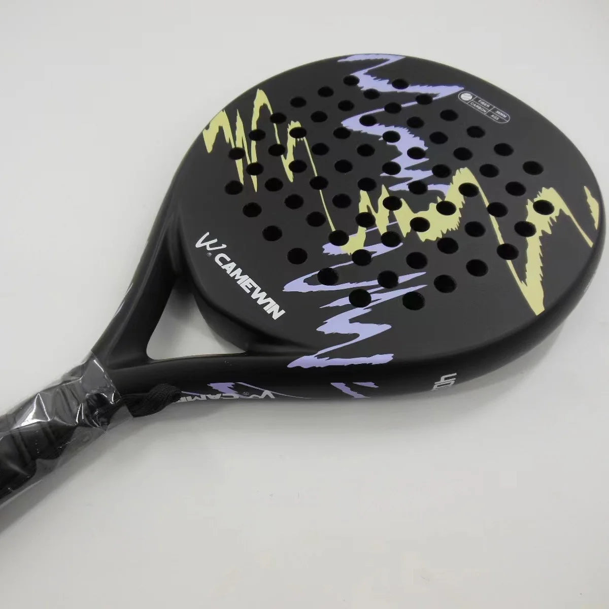 Professional Padel Tennis Racket Da Pai Mian Carbon Composite Materials Breathable Non-slip Comfortable Grip Sports Racquet