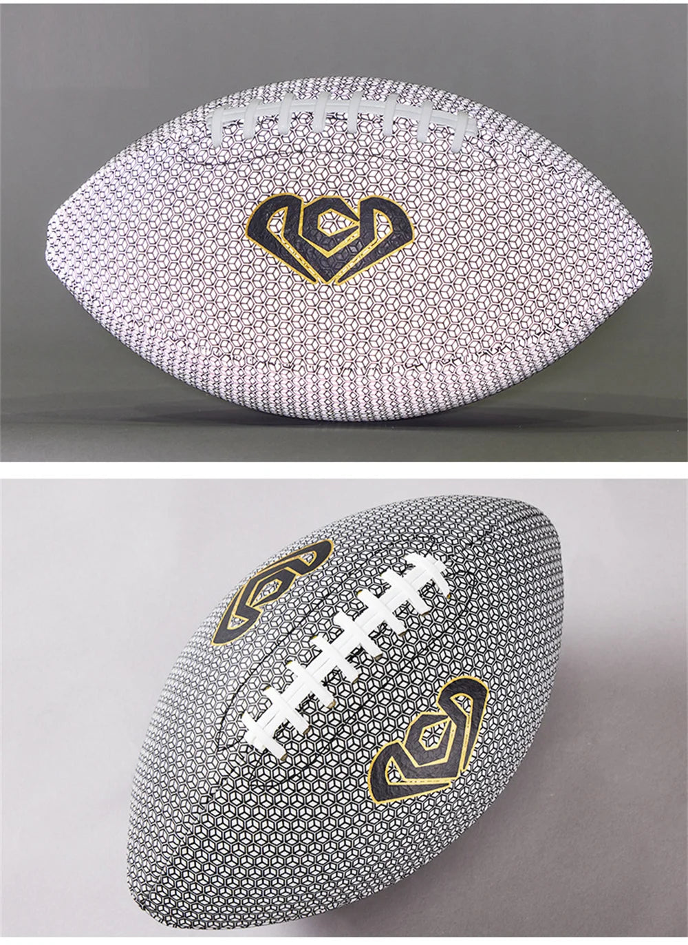 Anti Slip And Wear-Resistant British Reflective Rugby Size 6 And 9 Adult Training Competition American Rugby