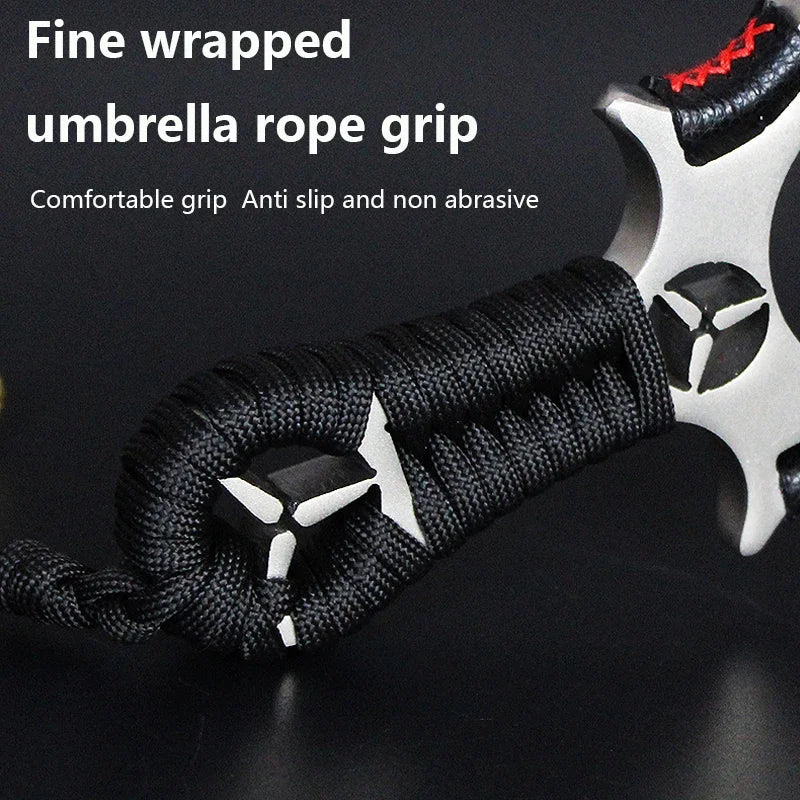 Laser slingshot High Quality Alloy Slingshot Flat Rubber Band Hunting Shooting Outdoor Catapult Hunting Slingshot