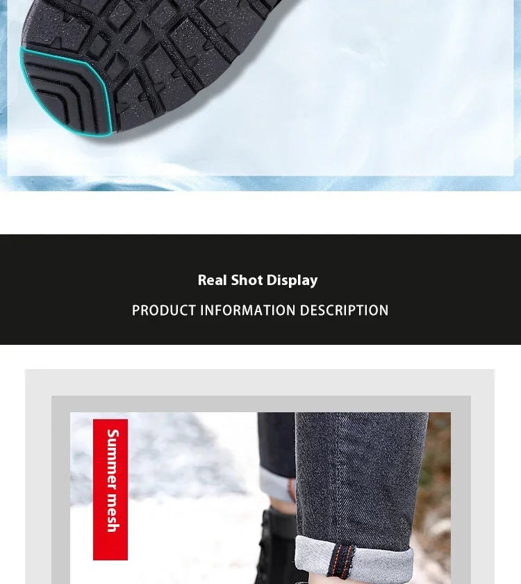 Summer ultra-light combat boots comfortable mesh shoes mountaineering boots men women high-top training boots security shoes