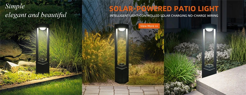 LED Solar Light Outdoor Garden Column Lamps Post Lights Waterproof Fence Gate Cap Lighting Lantern Head Fixture Patio Decoration