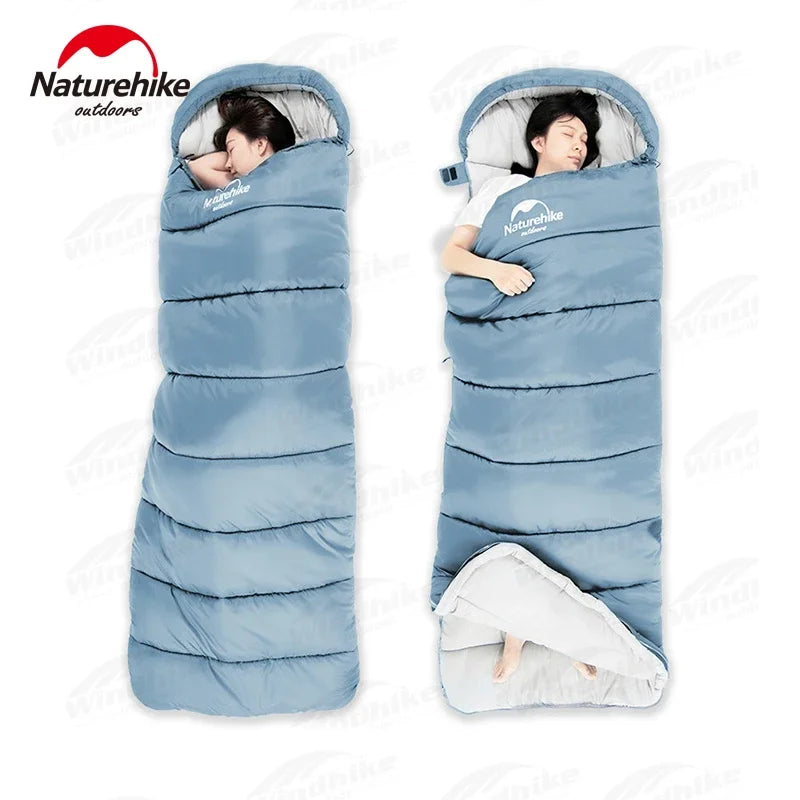 Naturehike Sleeping Bag Hollow Cotton Quilt Ultralight Winter Envelope Sleeping Bag for Adult Outdoor Camping Travel Lightweight