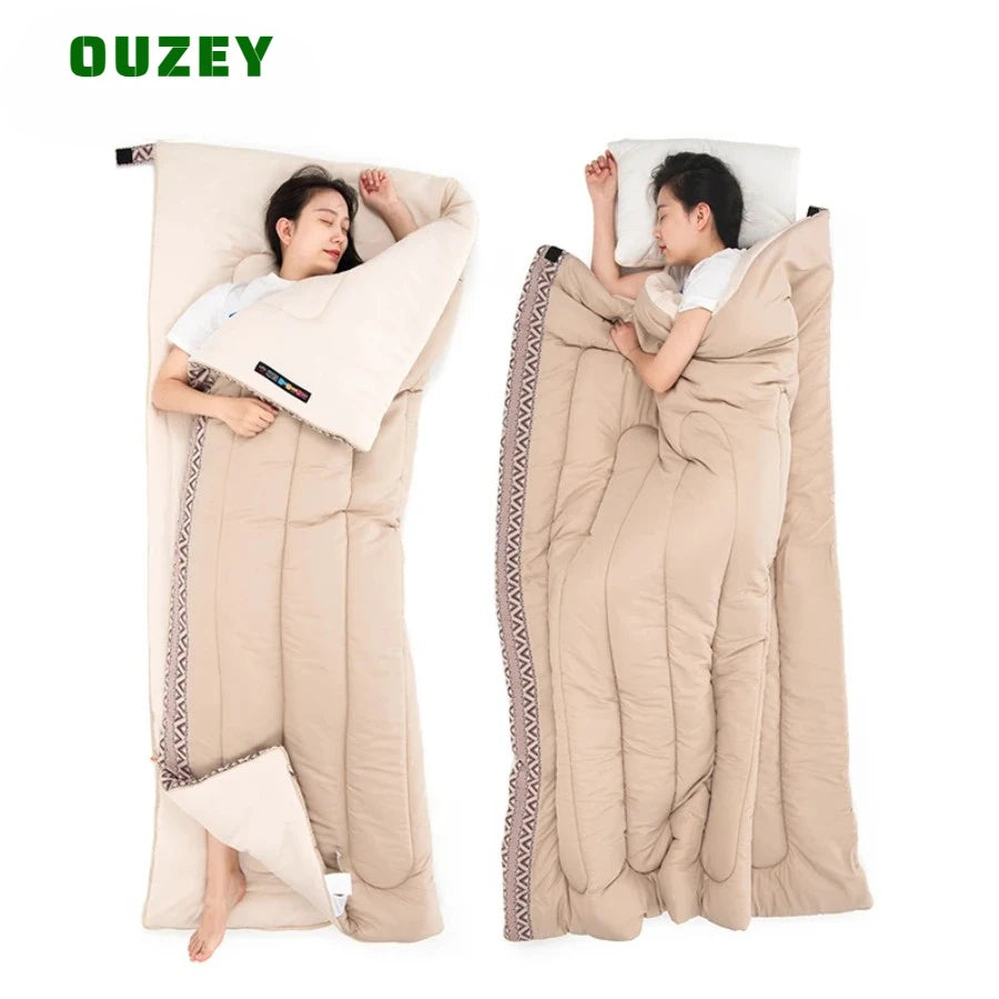 Naturehike Summer Sleeping Bag Ultralight Outdoor Camping Cotton Sleeping Bag Spring Hiking Trekking Travel Camping Supplies