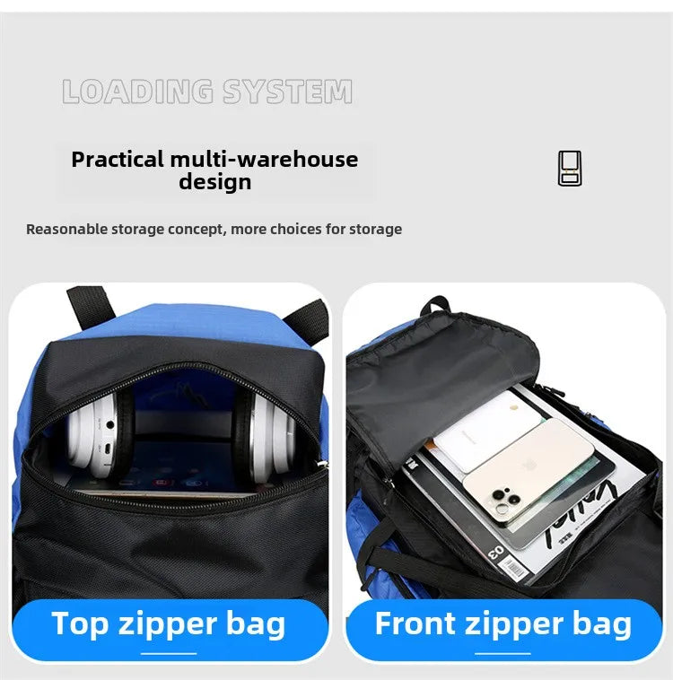 90L Large Capacity Outdoor Hiking Mountaineering Bag Lightweight Backpack Suitable for Hiking Camping Waterproof Travel Bag