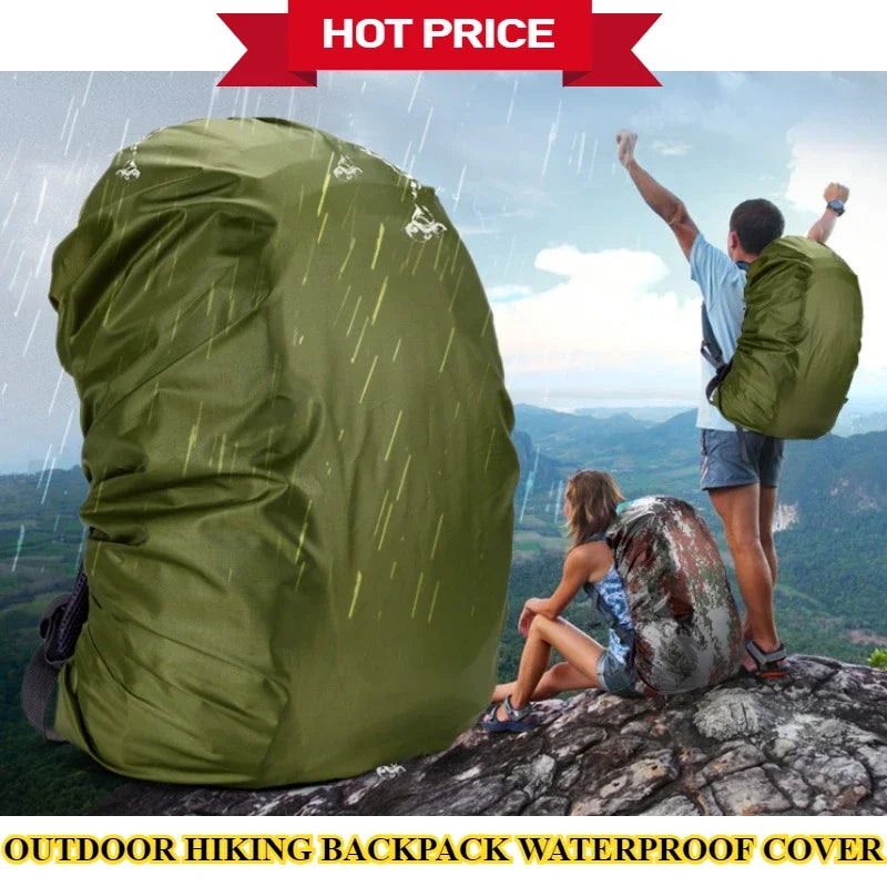 35L/60L Outdoor Hiking Backpack Waterproof Cover Camping on Foot Adventure for Man Hiking Rain Cap Travel Infantry Backpack Cap
