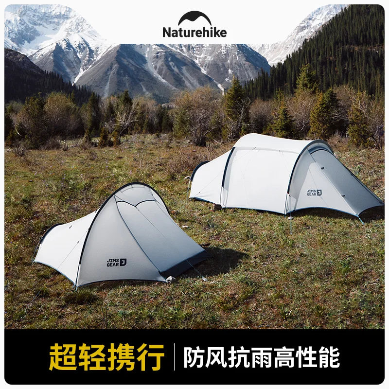 Naturehike Tunnel 1 2 Person Camping Tent Outdoor Tent For Camping Biking Hiking Muntaineering Waterproof 15D Nylon Material