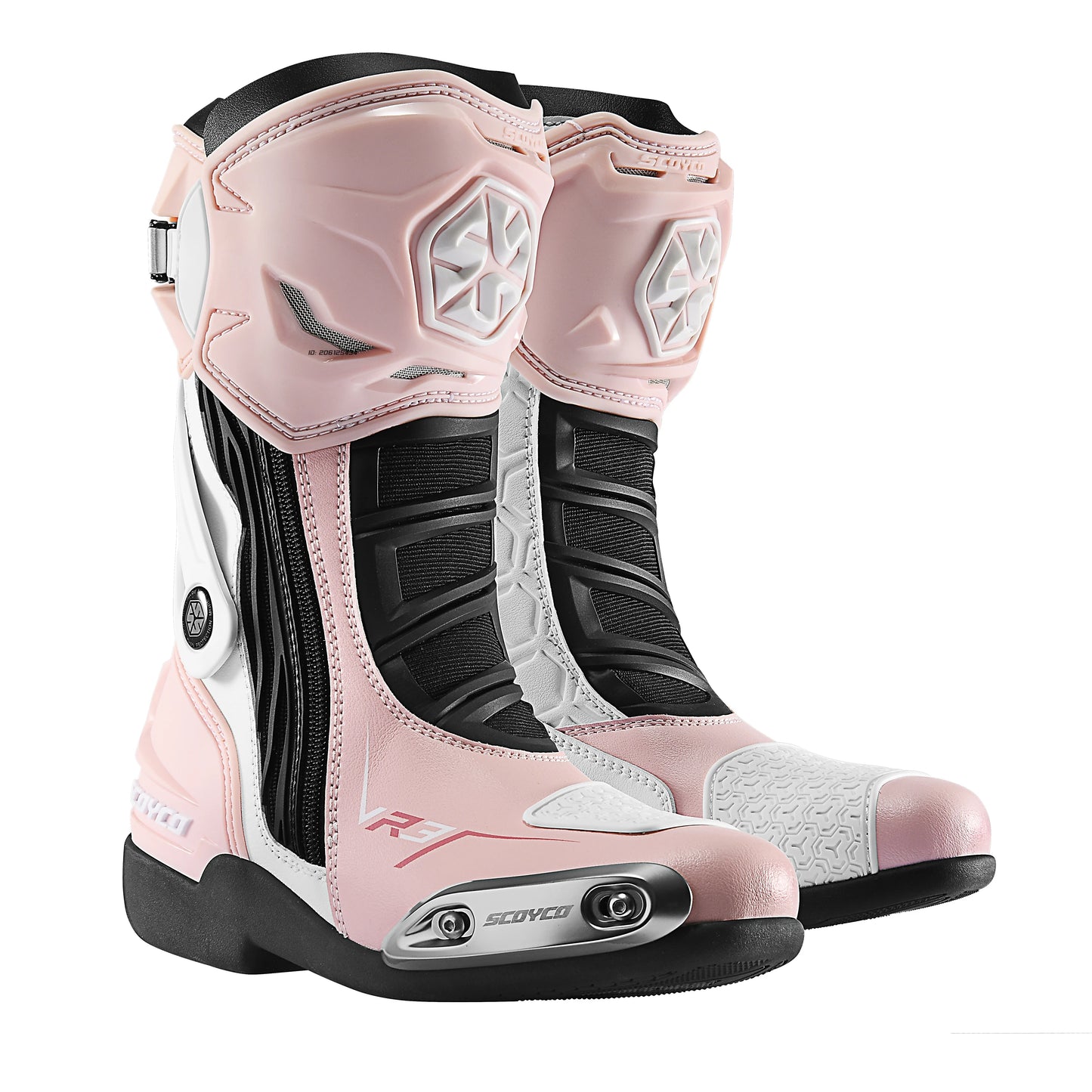 Women's Motorcycle Boots Riding Durable Anti-Slip Professional Motocross Protective Shoes Motorbike Boots Windproof Waterproof