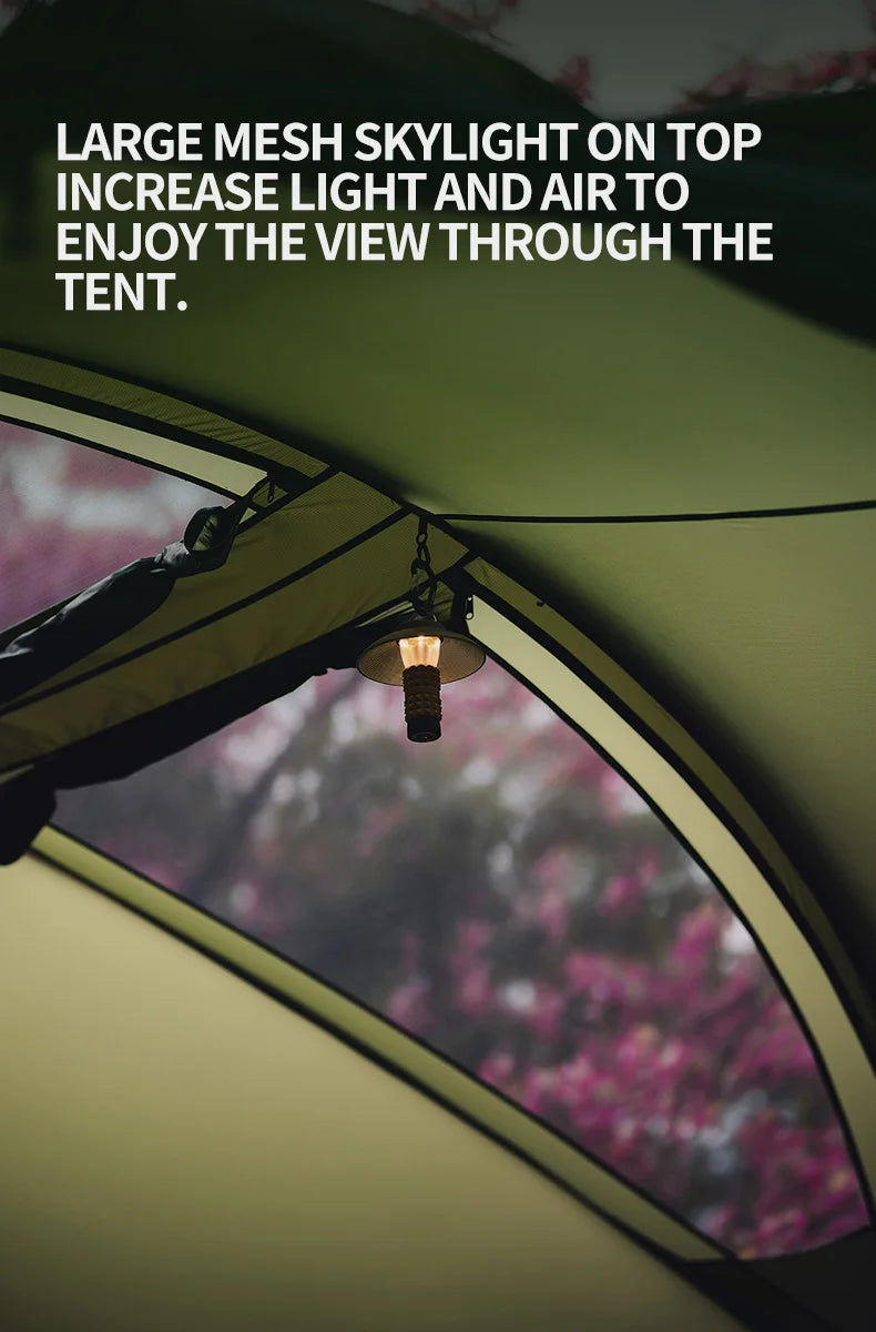 Thous Winds CNC 4-8 Person Family Camping Tent Outdoor Emotional Camp Tent 20D Ripstop Nylon Both Side Silicon Lightweight Tents