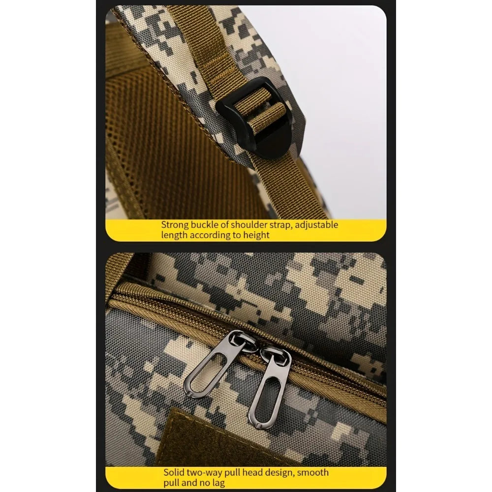 80L  Military Camouflage Tactical Backpack Large Capacity Hiking Camping Travel Outdoor Molle System Assault Pack for Men