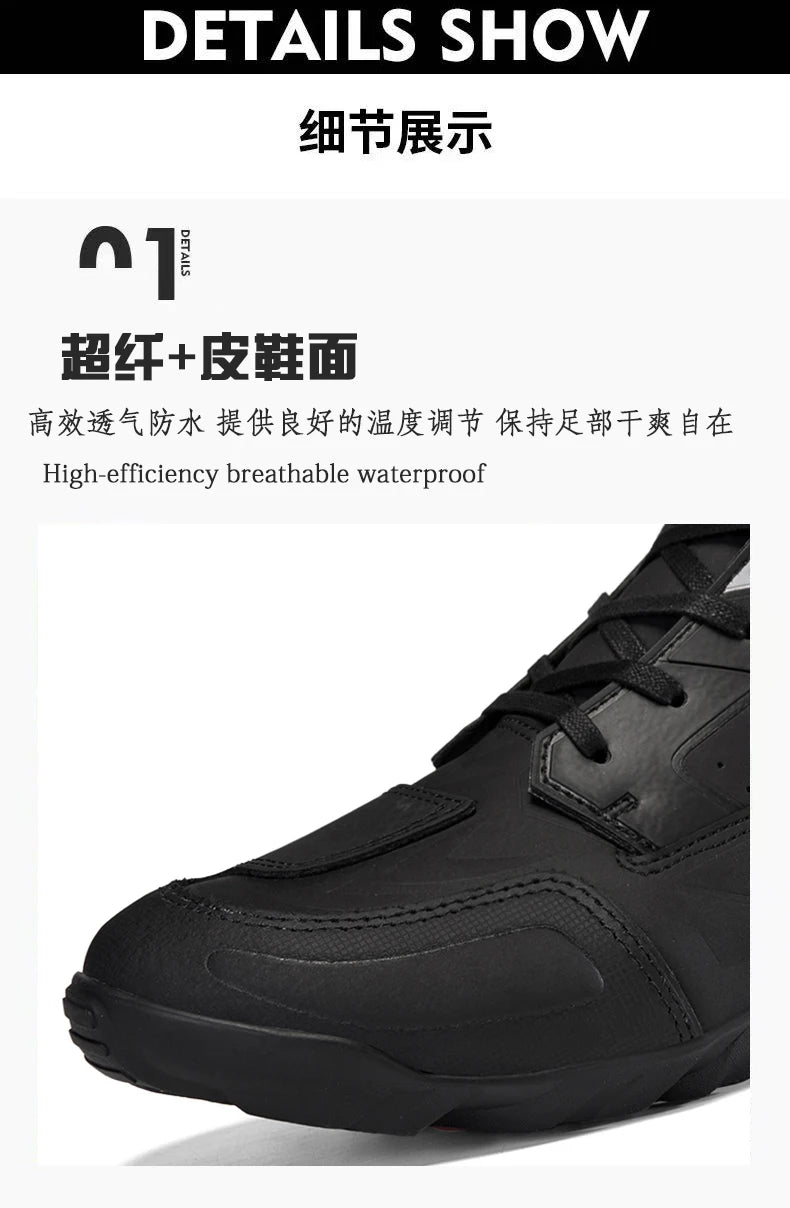 Men Motorcycle Boots New High Quality TPU Protection Men's Motorcycle Shoes Non-slip Breathable Motorbike Riding Boot