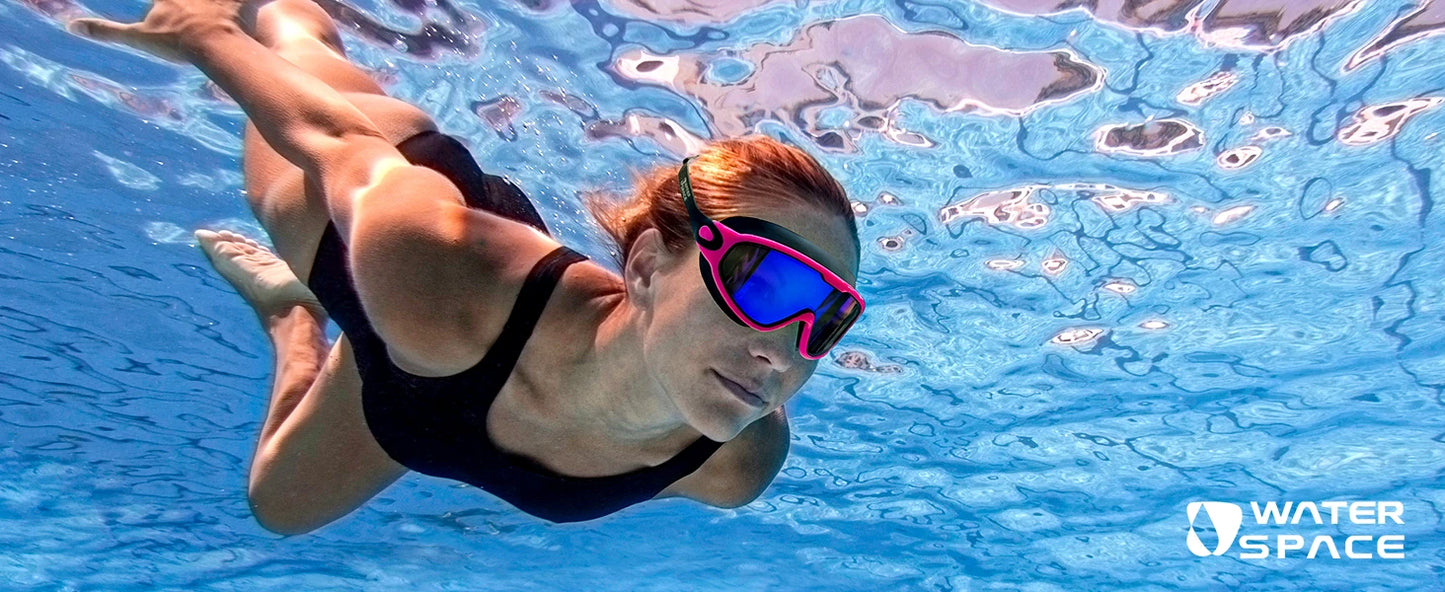 Large Frame Swimming Goggles Adult High-Definition Anti Fog Electroplated Swimming Goggles For Women Men  Silicone Goggle