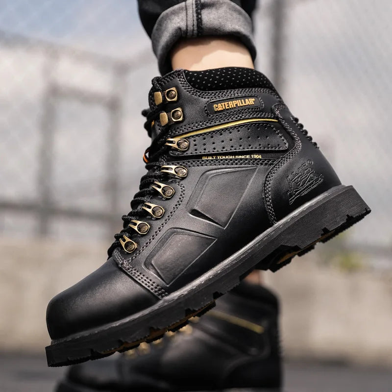 Hot Selling Men's And Women's Motorcycle Boots, Genuine Leather Couple's Workwear Boots, Outdoor Hiking Boots, Hiking Boot, Cyc