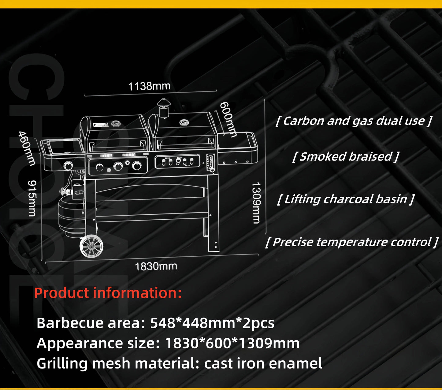 Outdoor Kitchen Bbq Grill Machine Tandoor Oven Kebab Machine Charcoal Stove Smoker Chimney Barbecue Grill Oven Barbeque Cooking