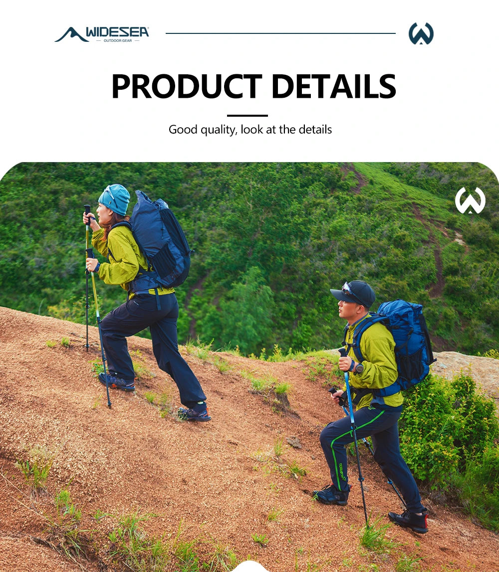 Widesea Camping Backpack 40L Hiking Bag Sports Men's Backpacks Ultralight Waterproof Trekking Travel Essentials Camping Supplies