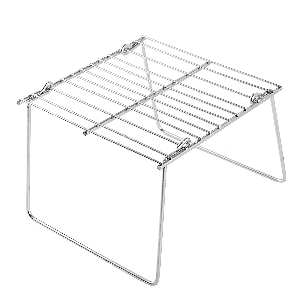 Stainless Steel Grill Grills for Park Barbecue Accessories Fold Folding Mini BBQ Tools
