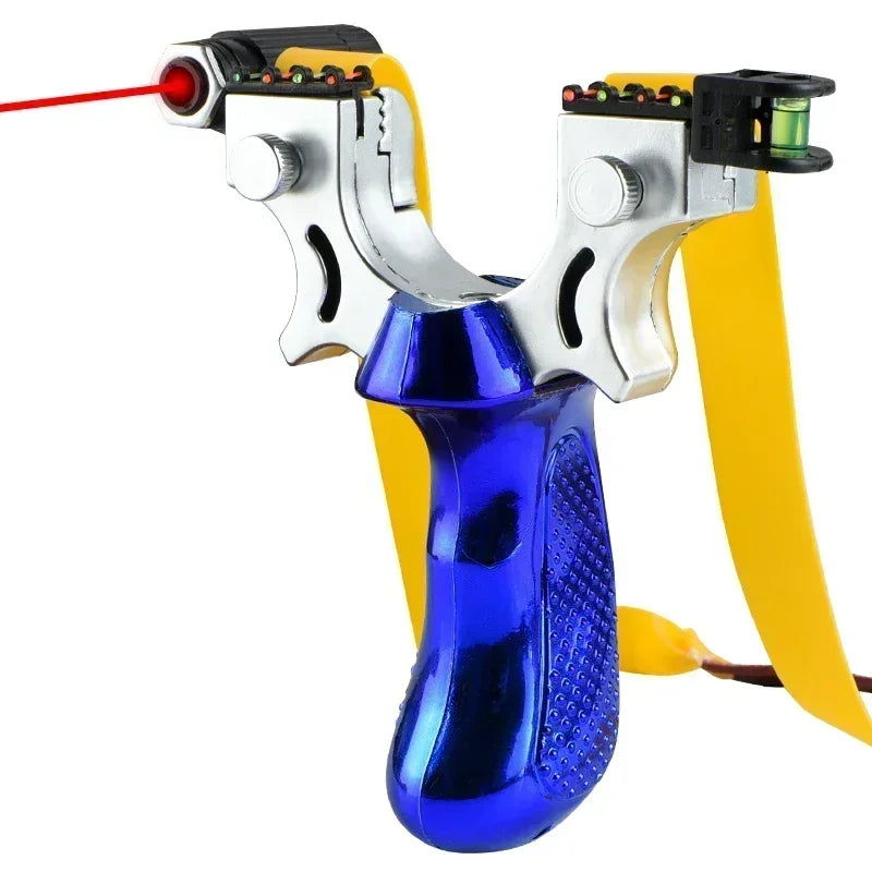 Hunting Slingshot High-power Laser Aiming Slingsshot Outdoor Sports Shooting Game Practice Using High Precision Catapult