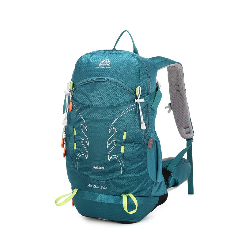 30L Water-Resistant Hiking Backpack for Men Women Breathable Back System Lightweight Daypack for Camping Trekking Outdoor Travel