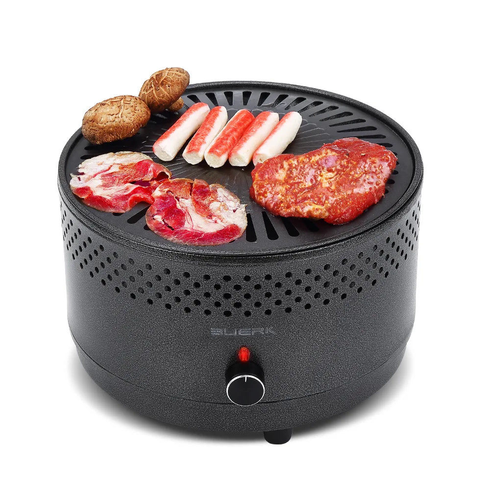 Outdoor BBQ barbecue stove multifunctional portable mini stainless steel adjustable firepower household charcoal barbecue stove