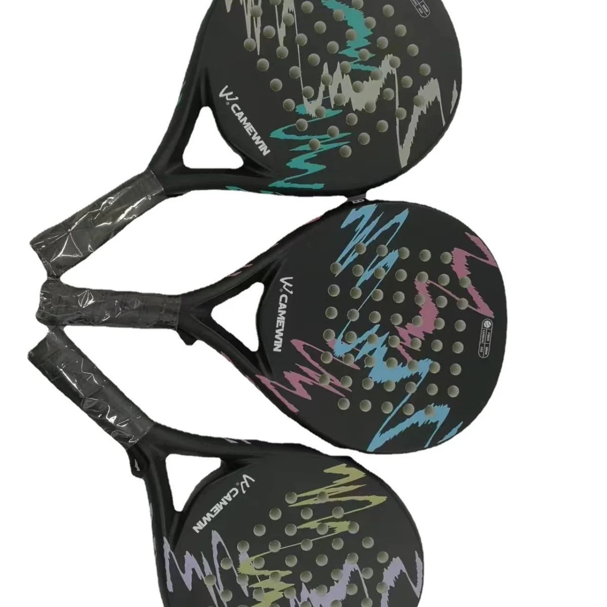 Professional Padel Tennis Racket Da Pai Mian Carbon Composite Materials Breathable Non-slip Comfortable Grip Sports Racquet