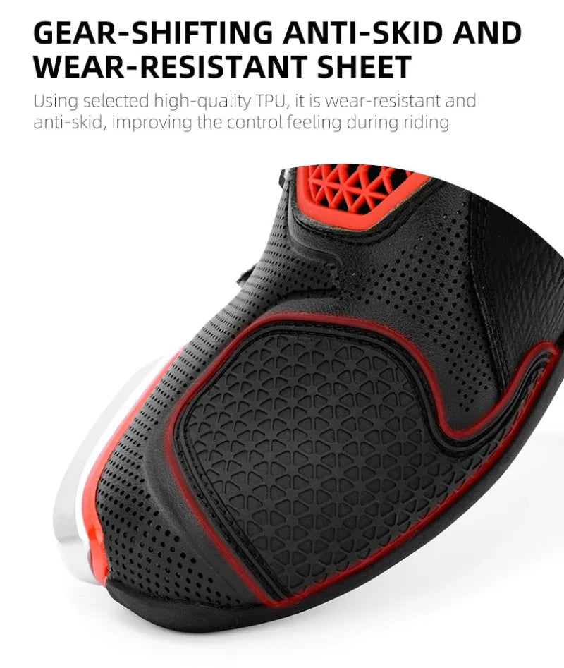 Professional Motorcycle Boots Waterproof Motocross Boots Non-slip Motorcycle Off-road Shoes Motorcycle Protective For 4 Season