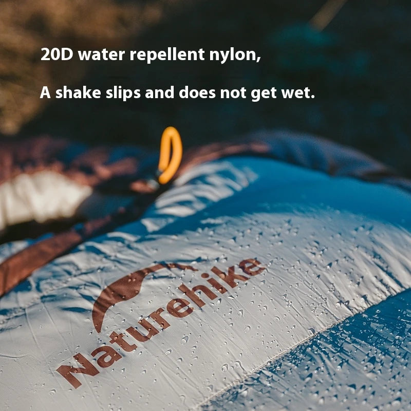 Naturehike Camping Duck Down Sleeping Bag 650FP Mummy Thickening Warm Outdoor Ultralight Portable Winter Down Sleeping Bag -18℃