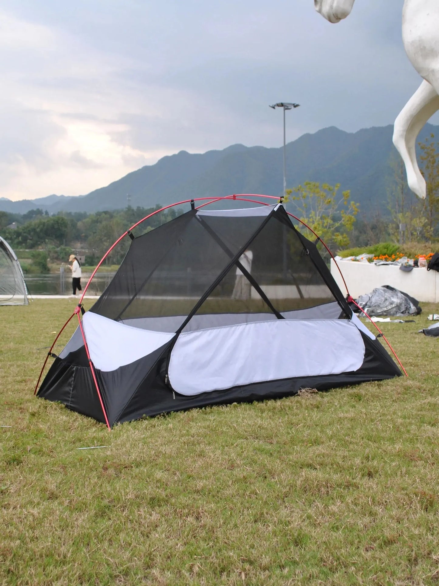 Waterproof MSR Hubba Hubba NX 1 Person Lightweight Backpacking Tent, CZX-305 Outdoor Tent Ultralight 1 Man Tent,trekking Tent