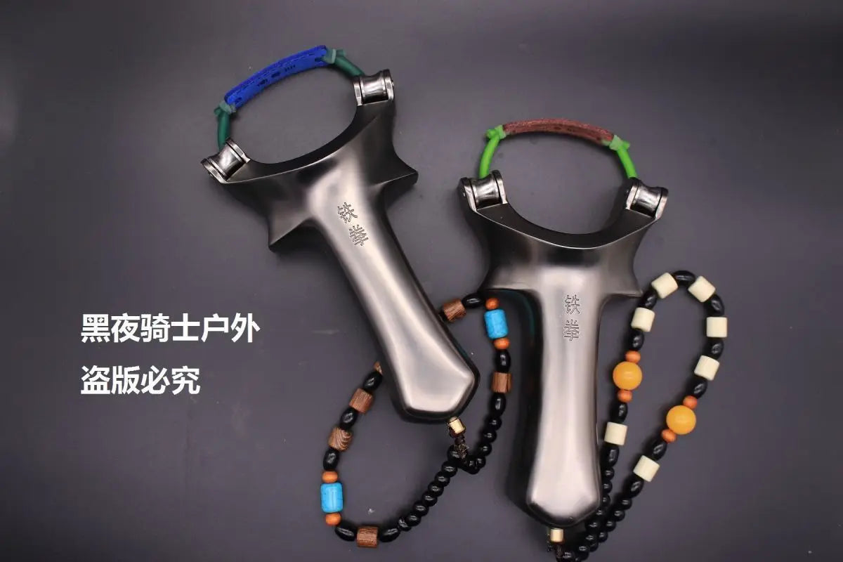 New Powerful Pulley Slingshot Outdoor Precise Fish Shooting Slingshot 7075 Aviation Aluminum Catapult Special For Fishing Darts